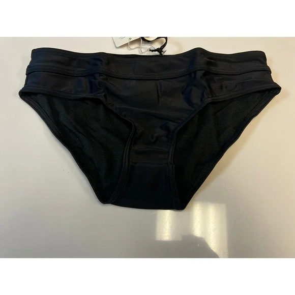 Prana Ramba Bottom Womens Swimsuit Bikini Bottoms Black Sz S Recycled NWT‎ - Picture 10 of 11